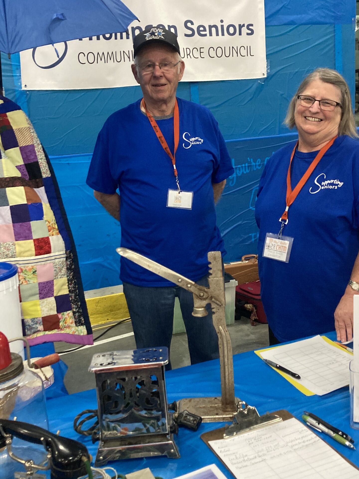 Molly and Ed trade show